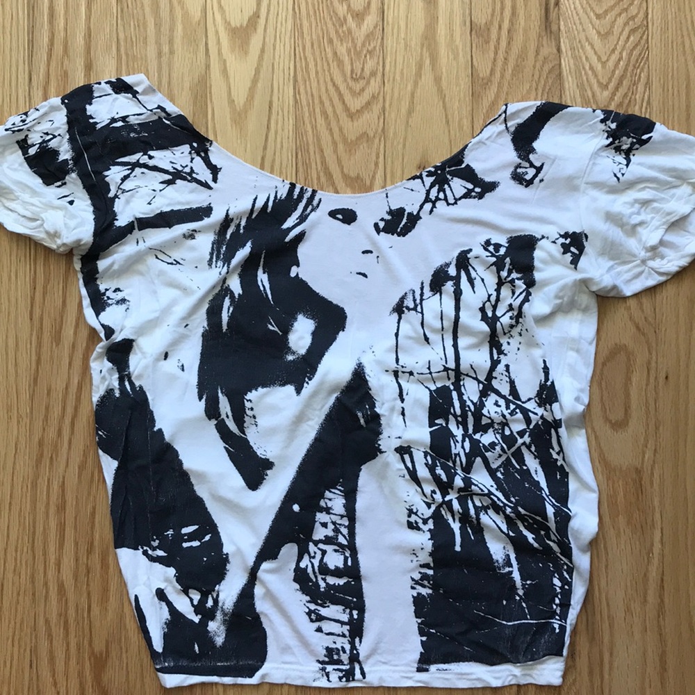 Hip rockstar graphic tee from Topshop boutique.
